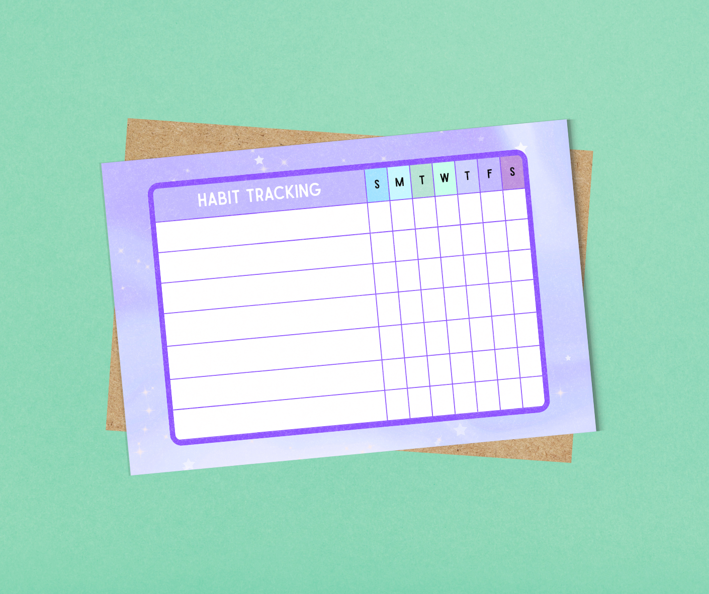 Habit Tracker Notepad