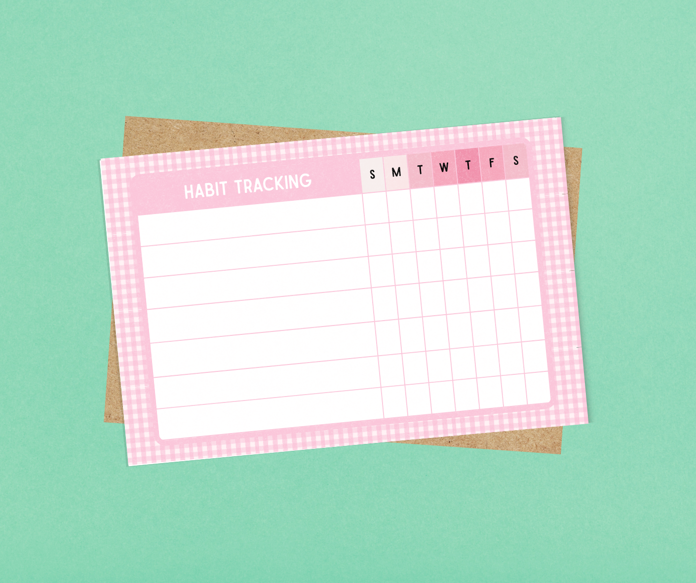 Habit Tracker Notepad