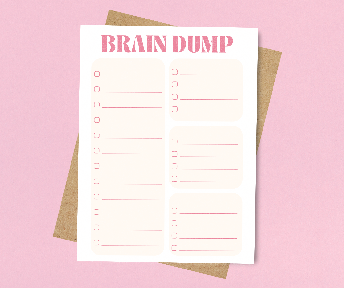 Brain Dump Notepad