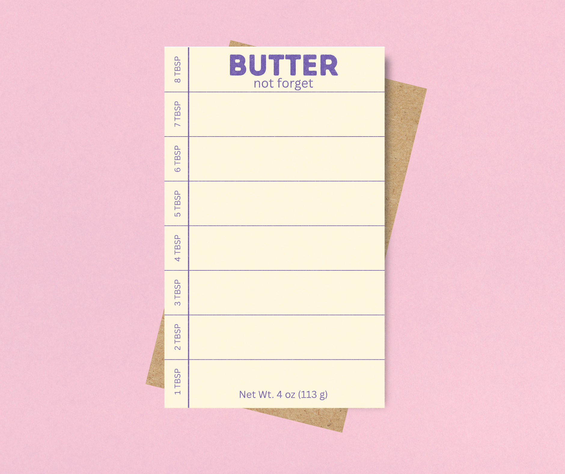 Butter Magnet Notepad