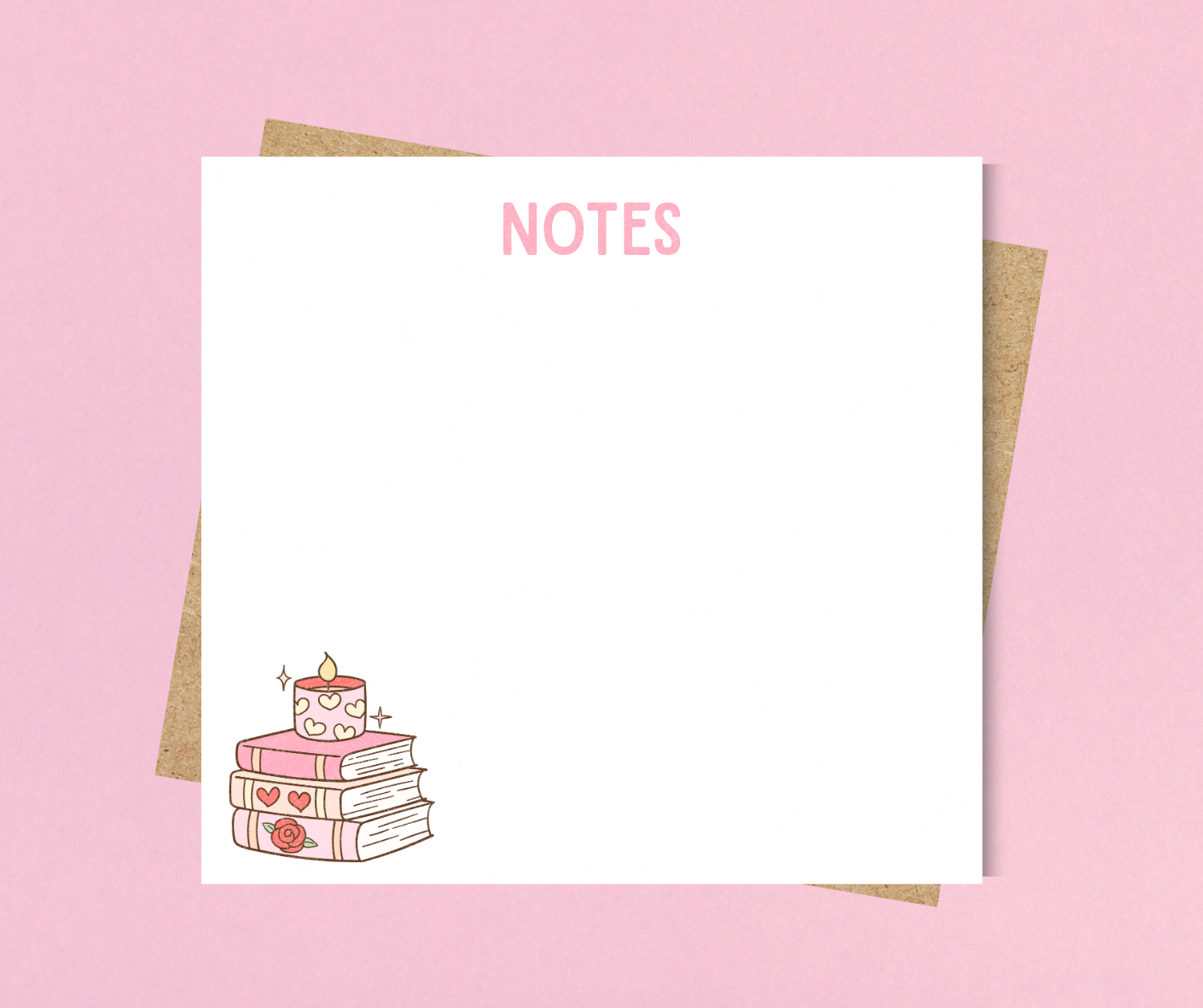 Book Lover Notes Pad