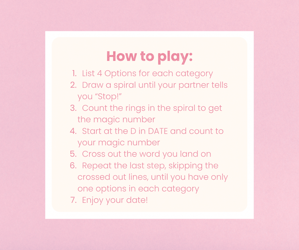 Date Night Decision Game
