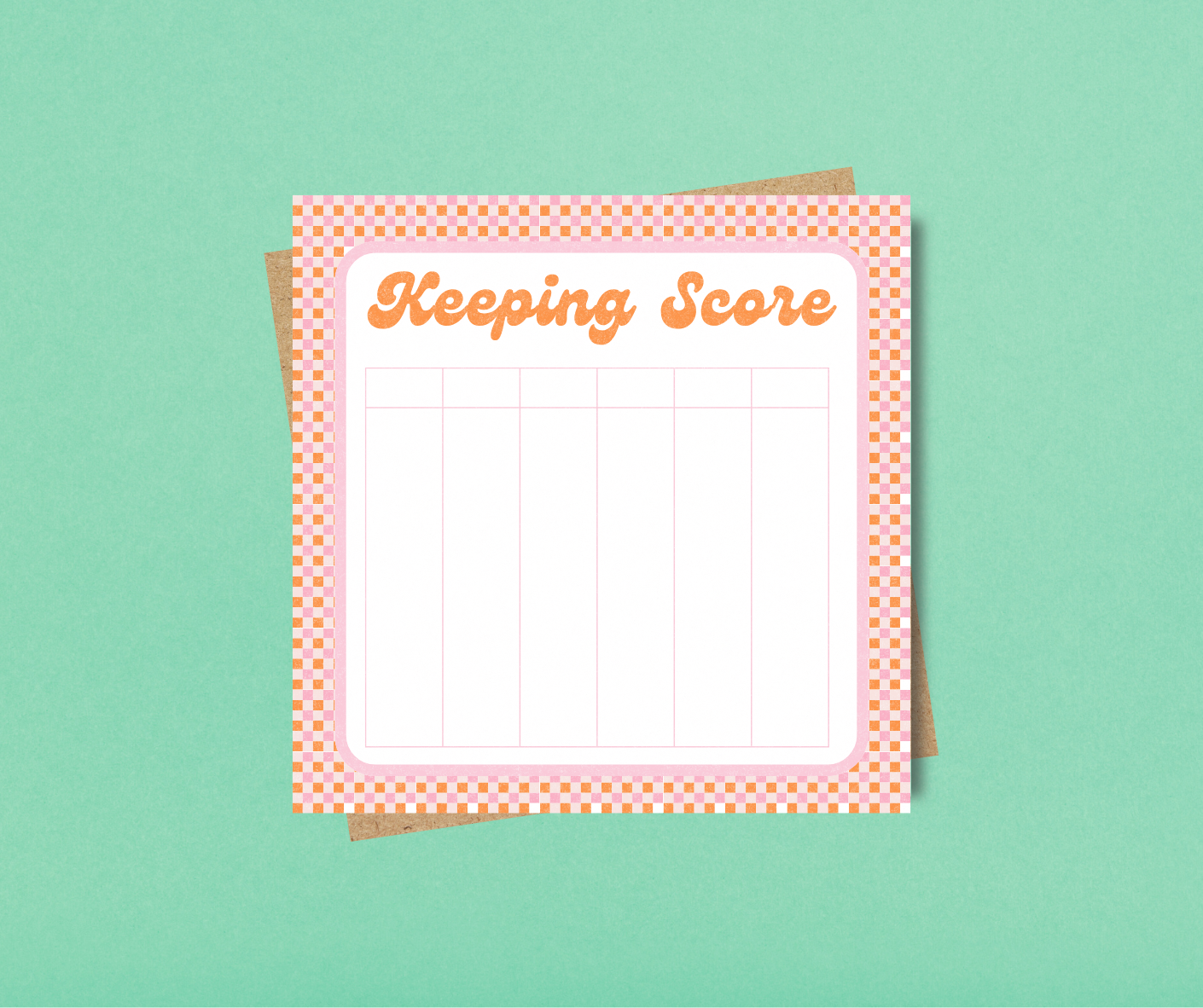 Scorecard Notepad