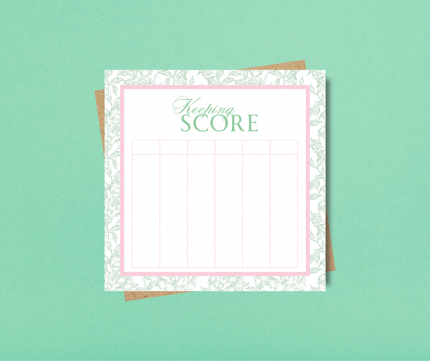 Scorecard Notepad