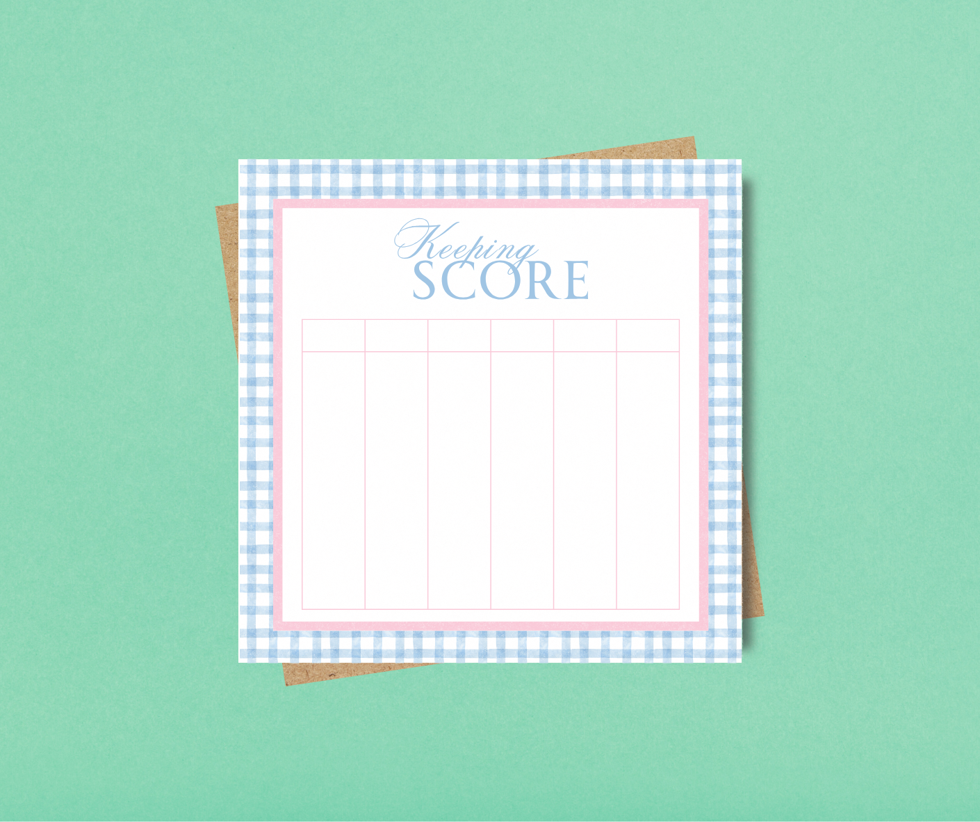 Scorecard Notepad