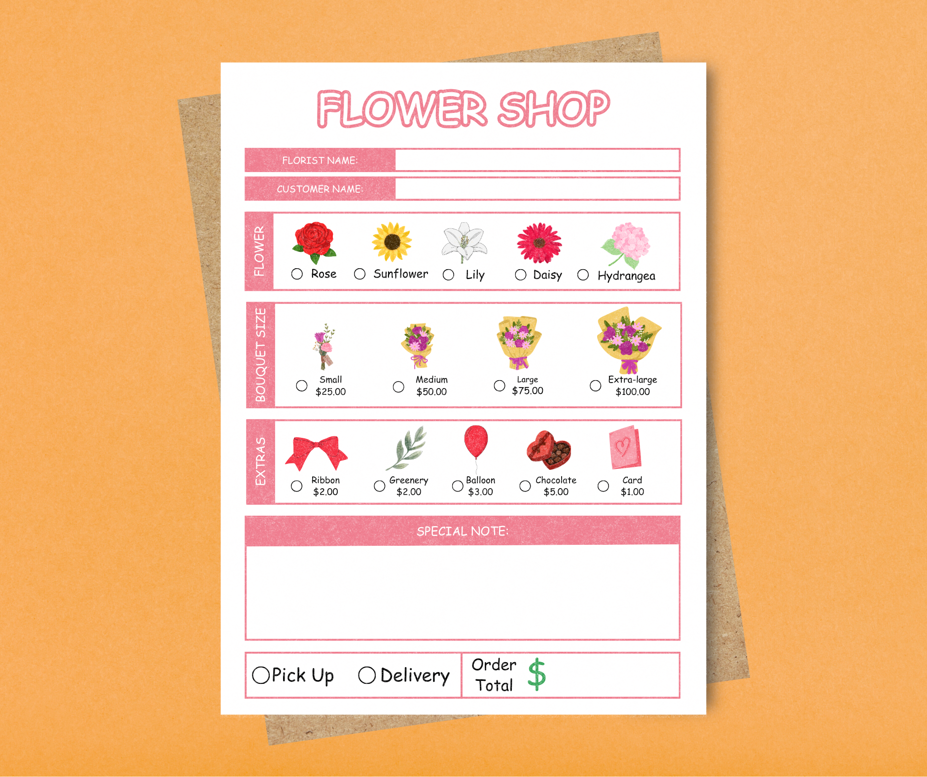 Kids Pretend Play Notepads