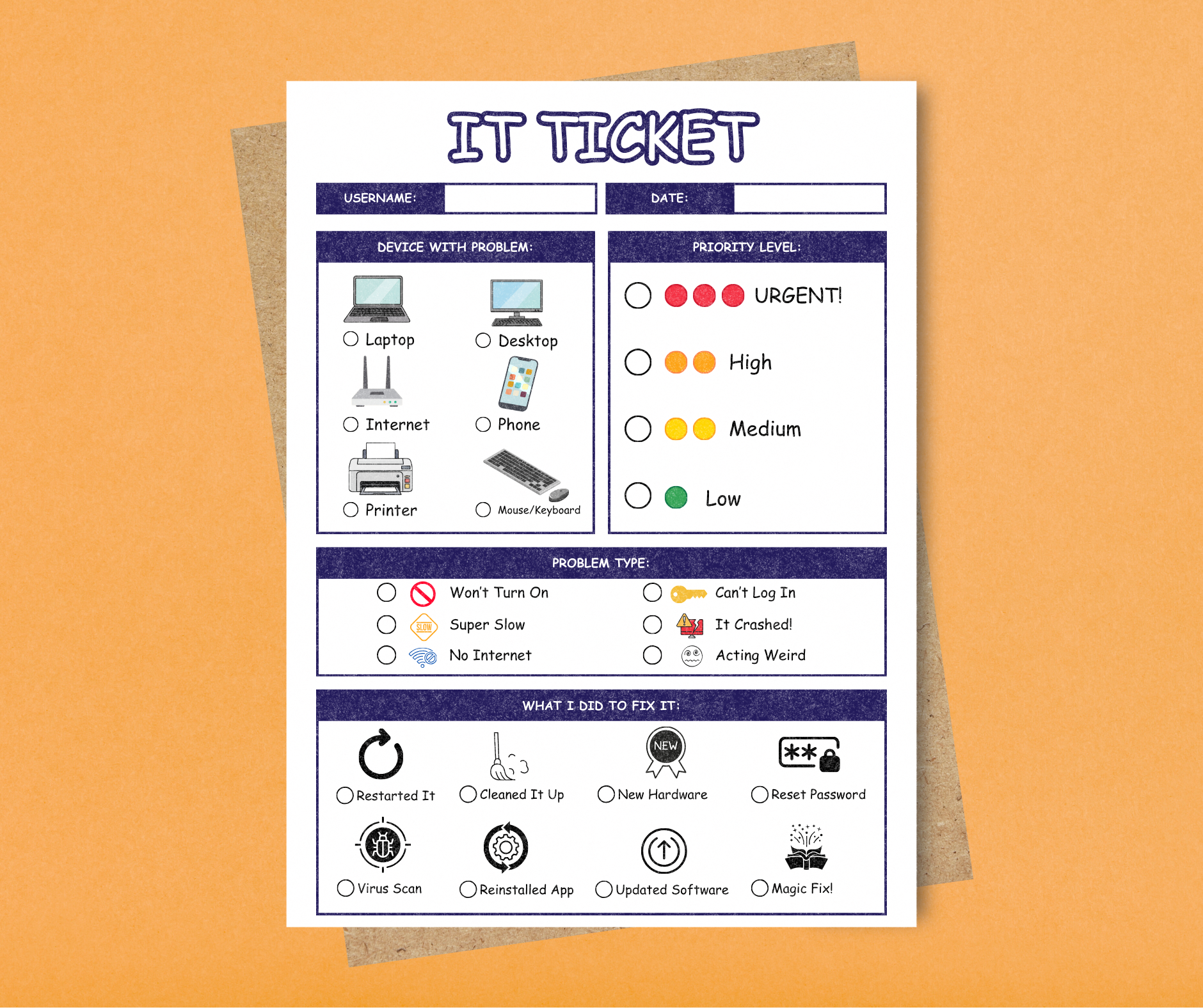 Kids Pretend Play Notepads