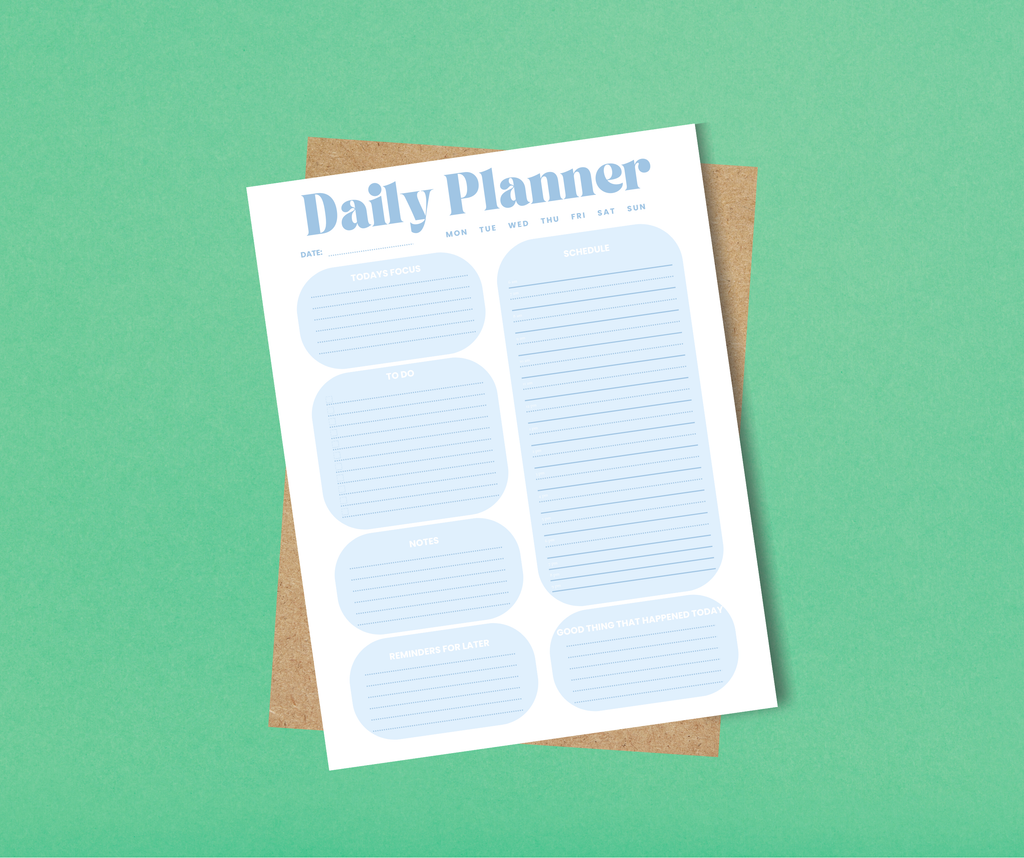 Daily Planner Notepad