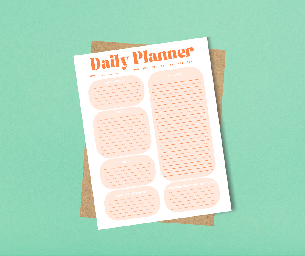 Daily Planner Notepad